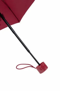 Moschino BURGUNDY Umbrella with logo