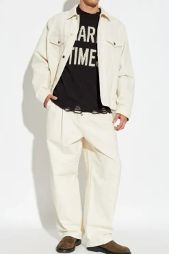 Moschino cream Denim jacket