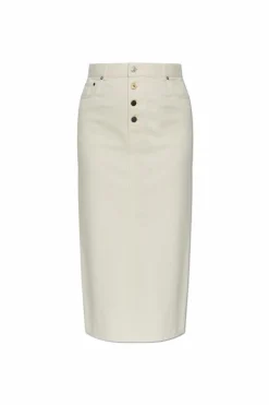 Moschino cream Denim skirt