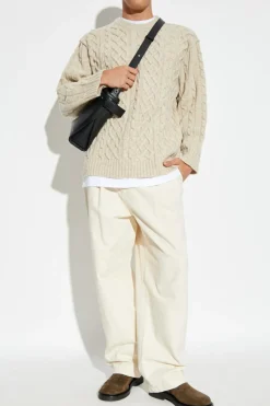 Moschino cream Wool sweater