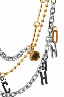 Moschino GOLD Bag chain with logo