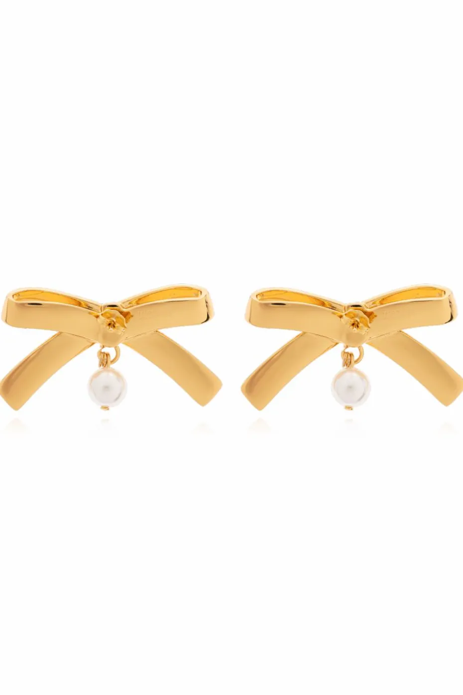 Moschino GOLD Bow-shaped earrings