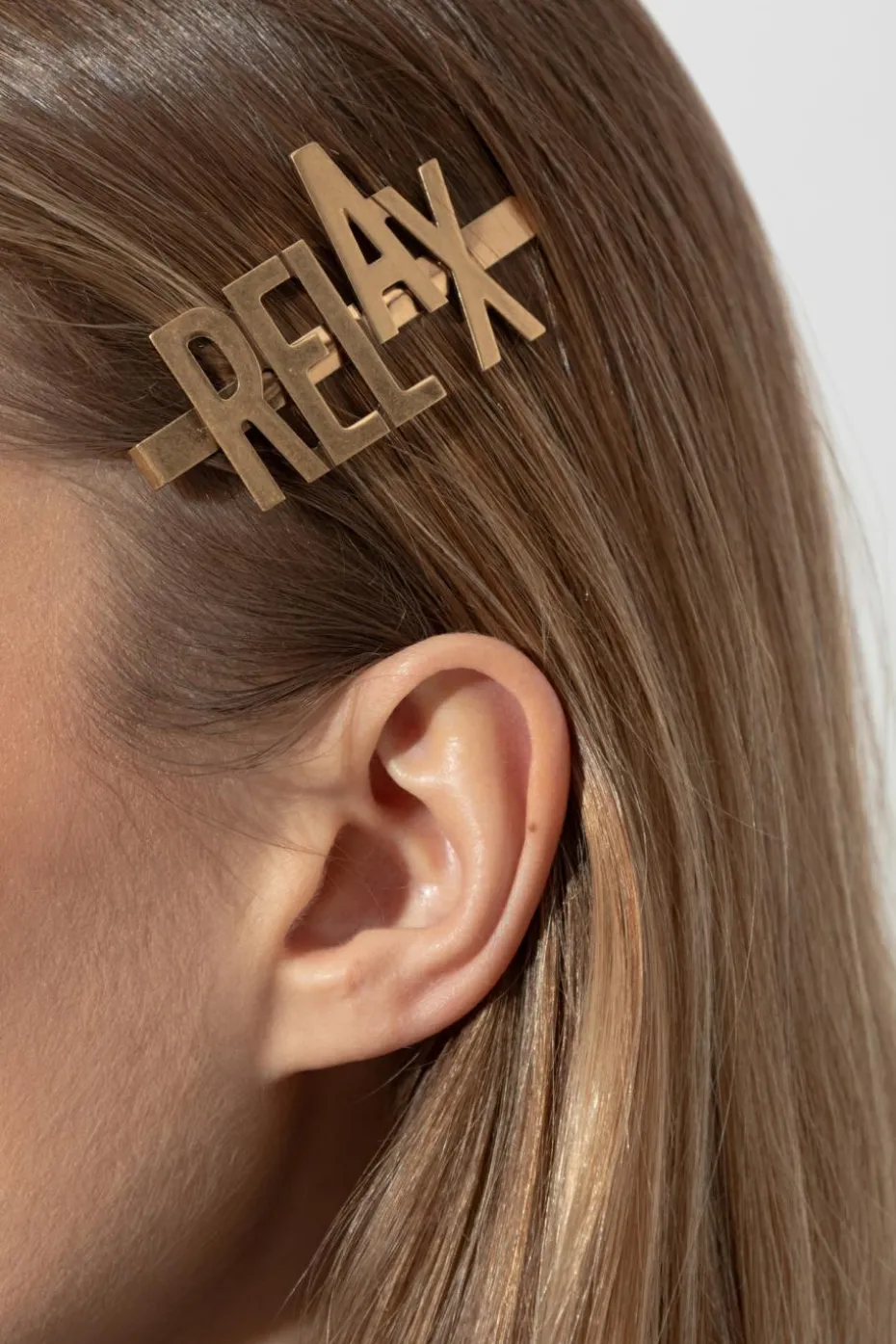 Moschino GOLD Brass hairpin