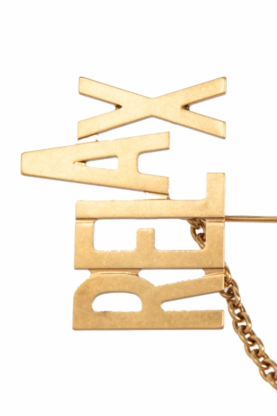 Moschino GOLD Brass pin
