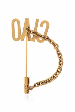 Moschino GOLD Brass pin