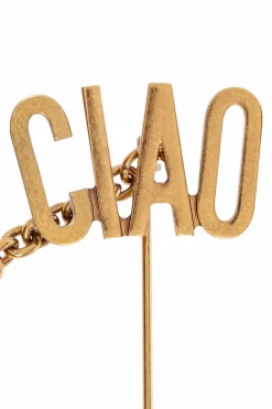 Moschino GOLD Brass pin