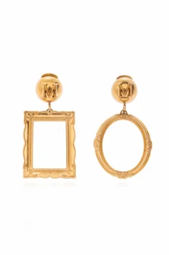 Moschino GOLD Clip-on earrings with pendants