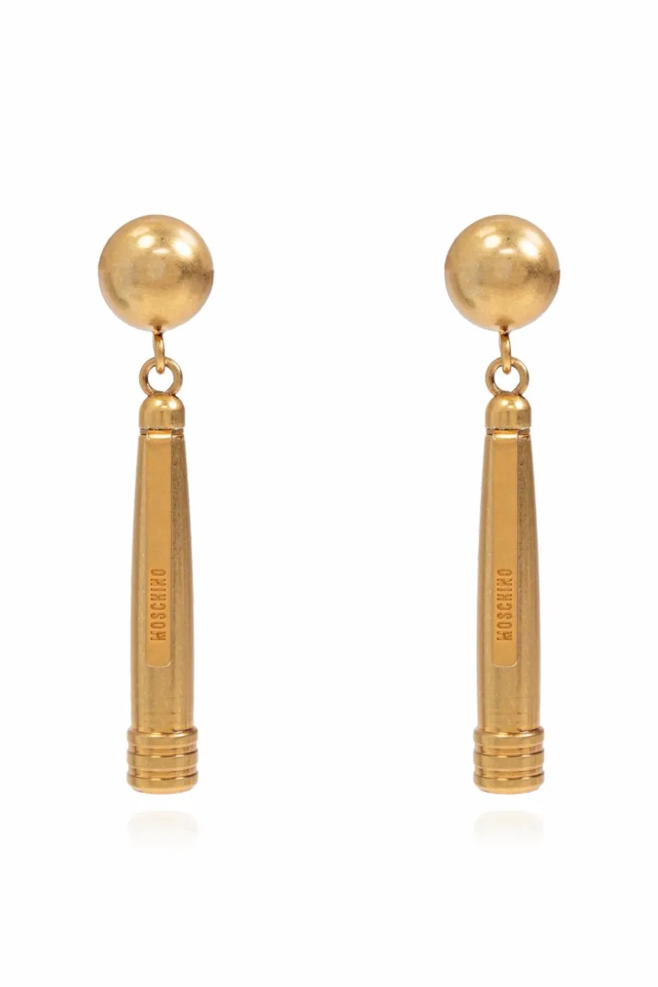 Moschino GOLD Earrings with pen motif