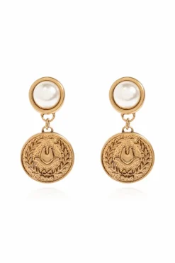Moschino GOLD Earrings with pendant