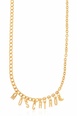 Moschino GOLD Necklace with logo