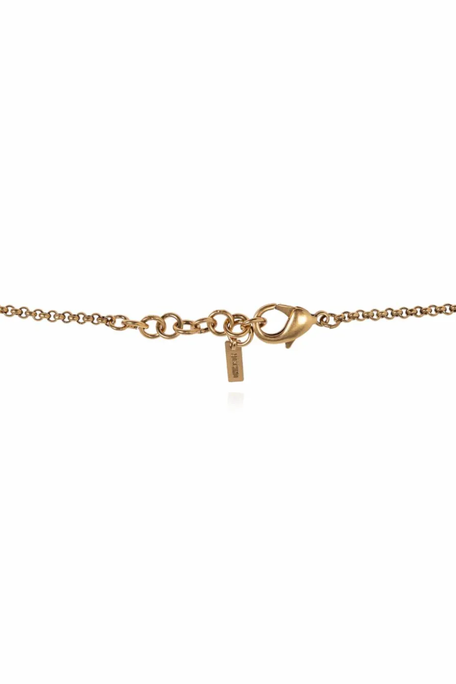 Moschino GOLD Necklace with pen-shaped pendant