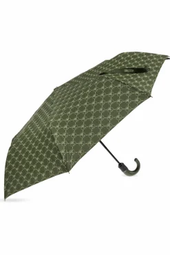 Moschino GREEN Foldable umbrella with logo