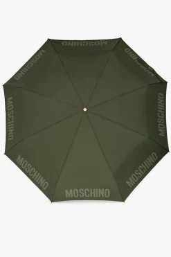 Moschino GREEN Folding umbrella with logo