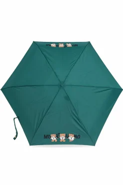 Moschino GREEN Umbrella with logo