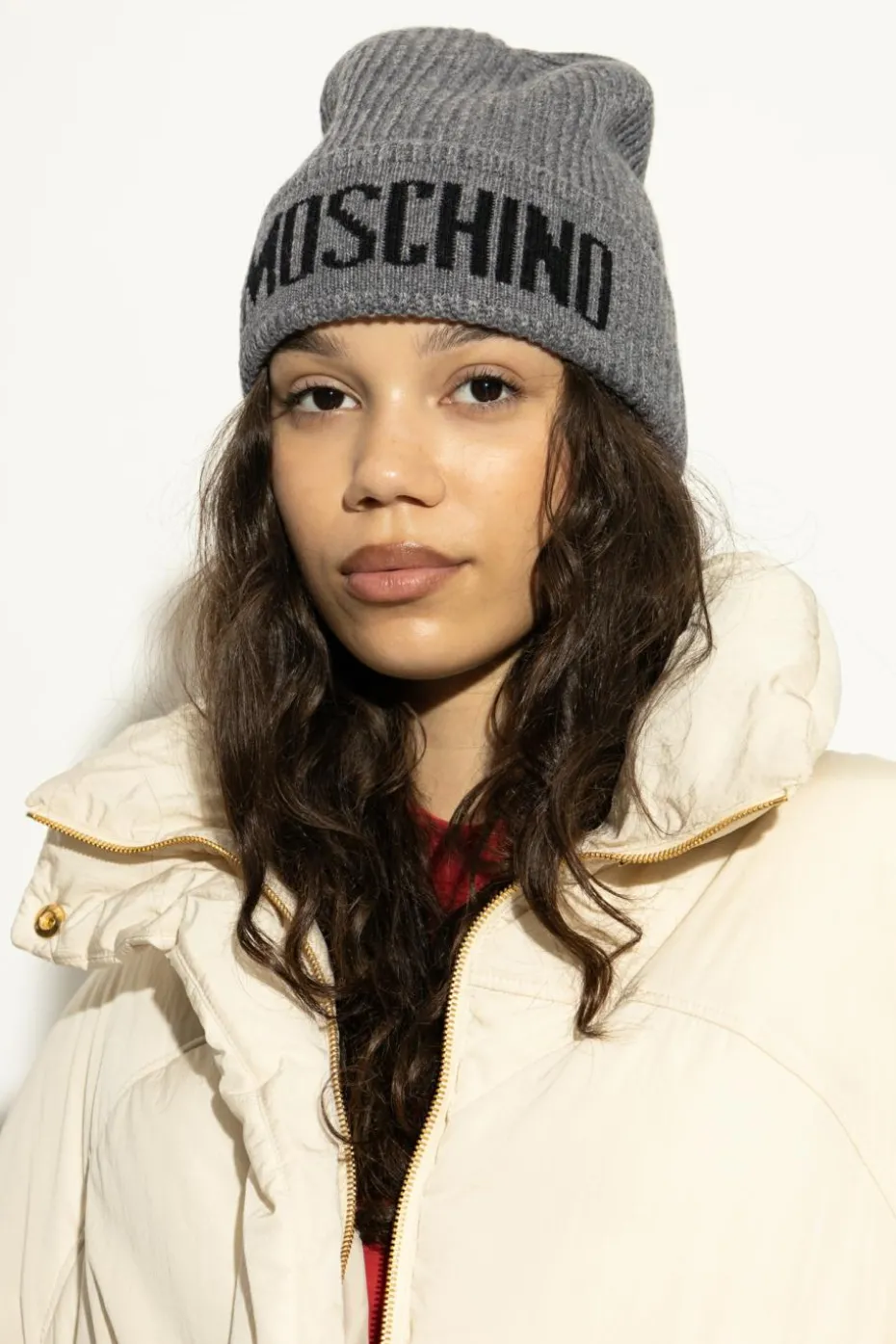 Moschino GREY Cap with logo