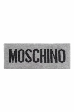 Moschino GREY Headband with logo