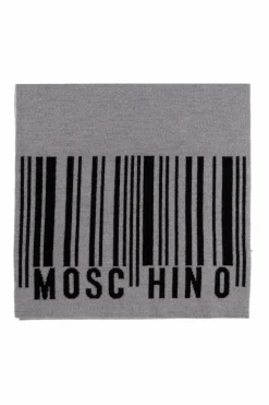 Moschino GREY Scarf with logo