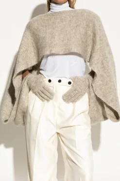 Moschino GREY Scarf with gloves