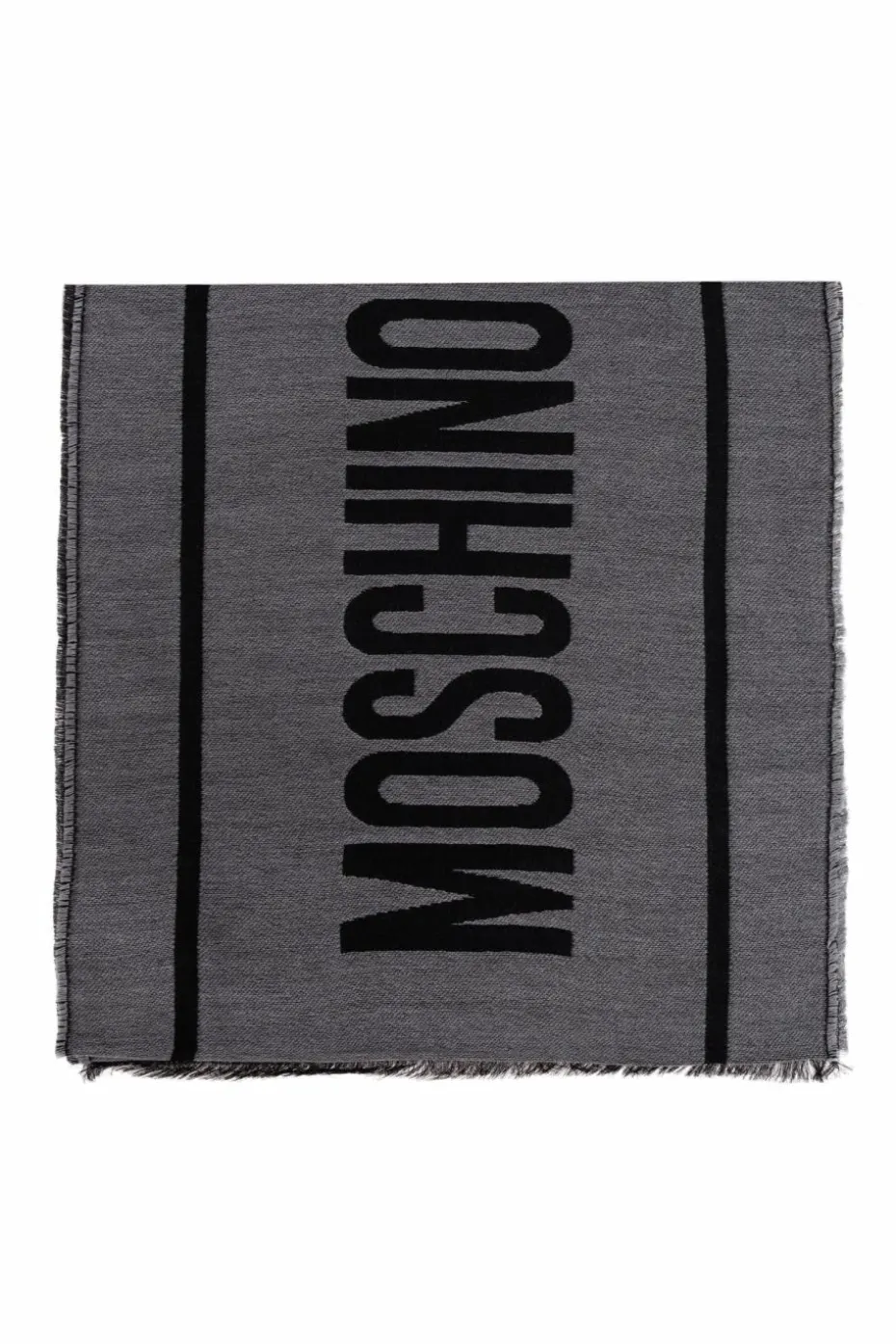 Moschino GREY Scarf with logo
