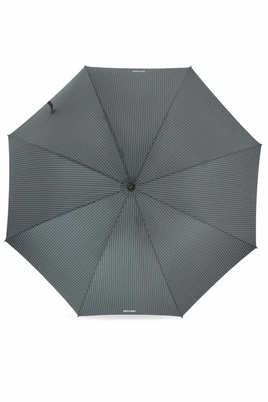 Moschino GREY Striped pattern umbrella