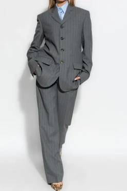 Moschino GREY Wool pants
