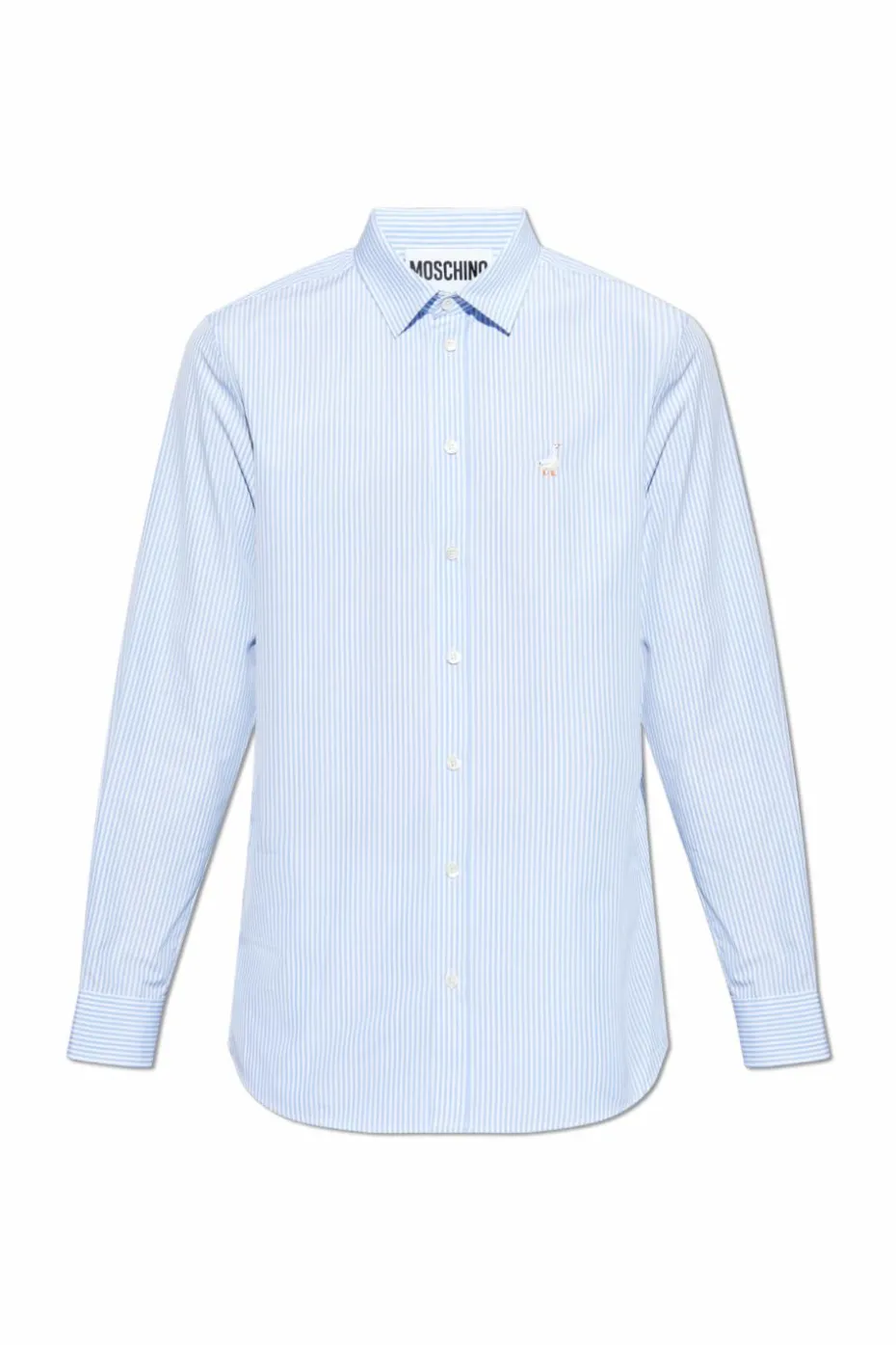 Moschino light blue Shirt with stripe pattern