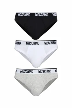 Moschino MULTICOLOUR Three-pack of briefs with logo