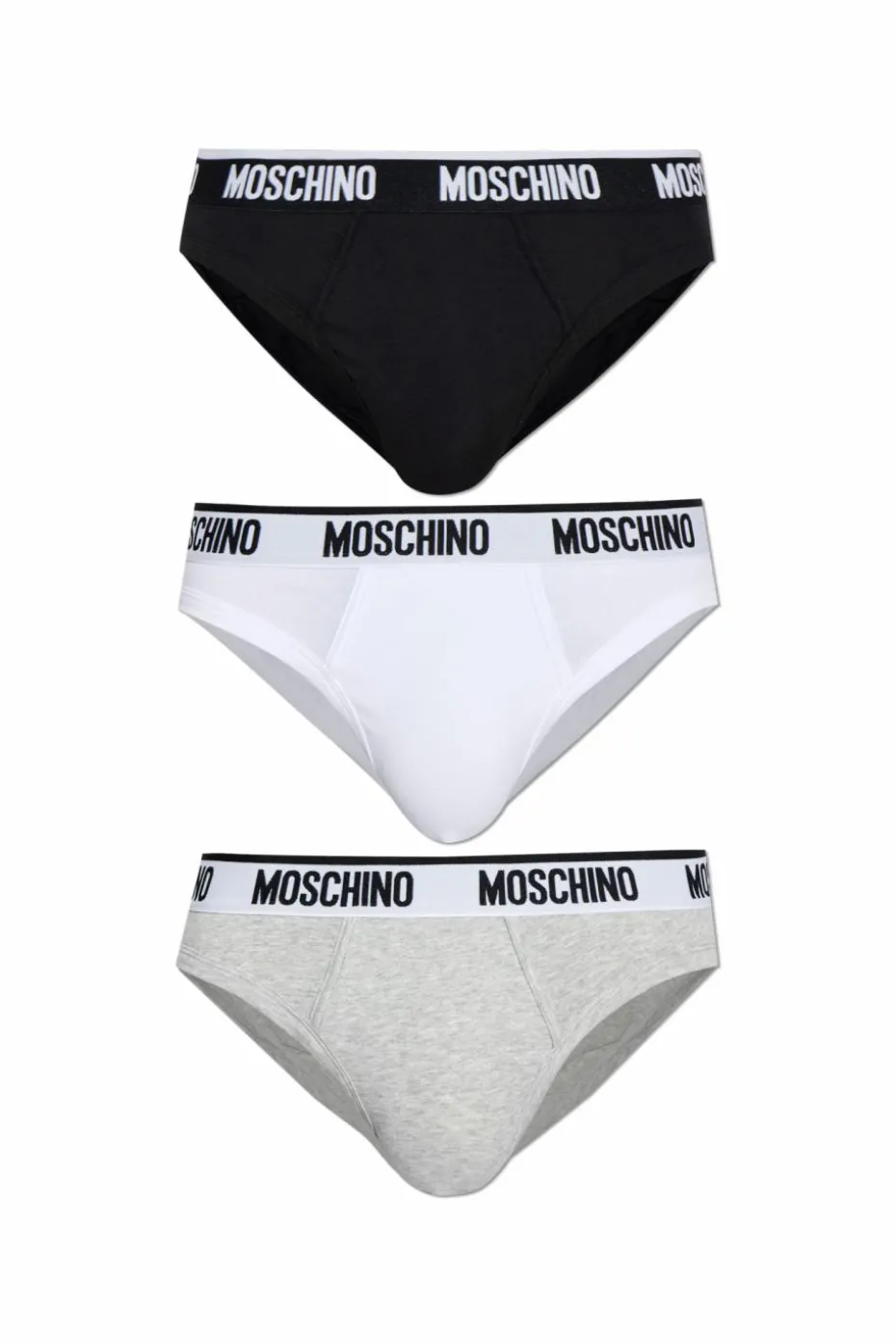 Moschino MULTICOLOUR Three-pack of briefs with logo