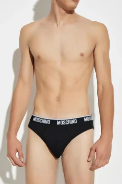 Moschino MULTICOLOUR Three-pack of briefs with logo