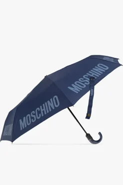 Moschino NAVY BLUE Folding umbrella with logo