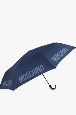 Moschino NAVY BLUE Folding umbrella with logo