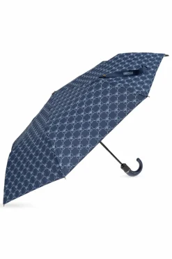 Moschino NAVY BLUE Folding umbrella with logo