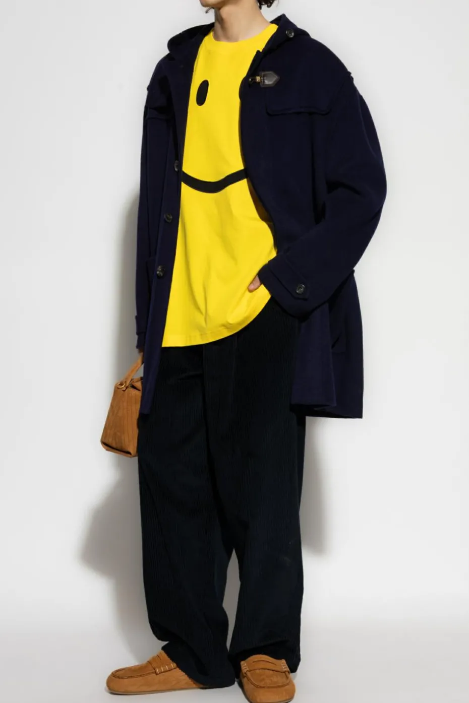 Moschino NAVY BLUE Wool coat