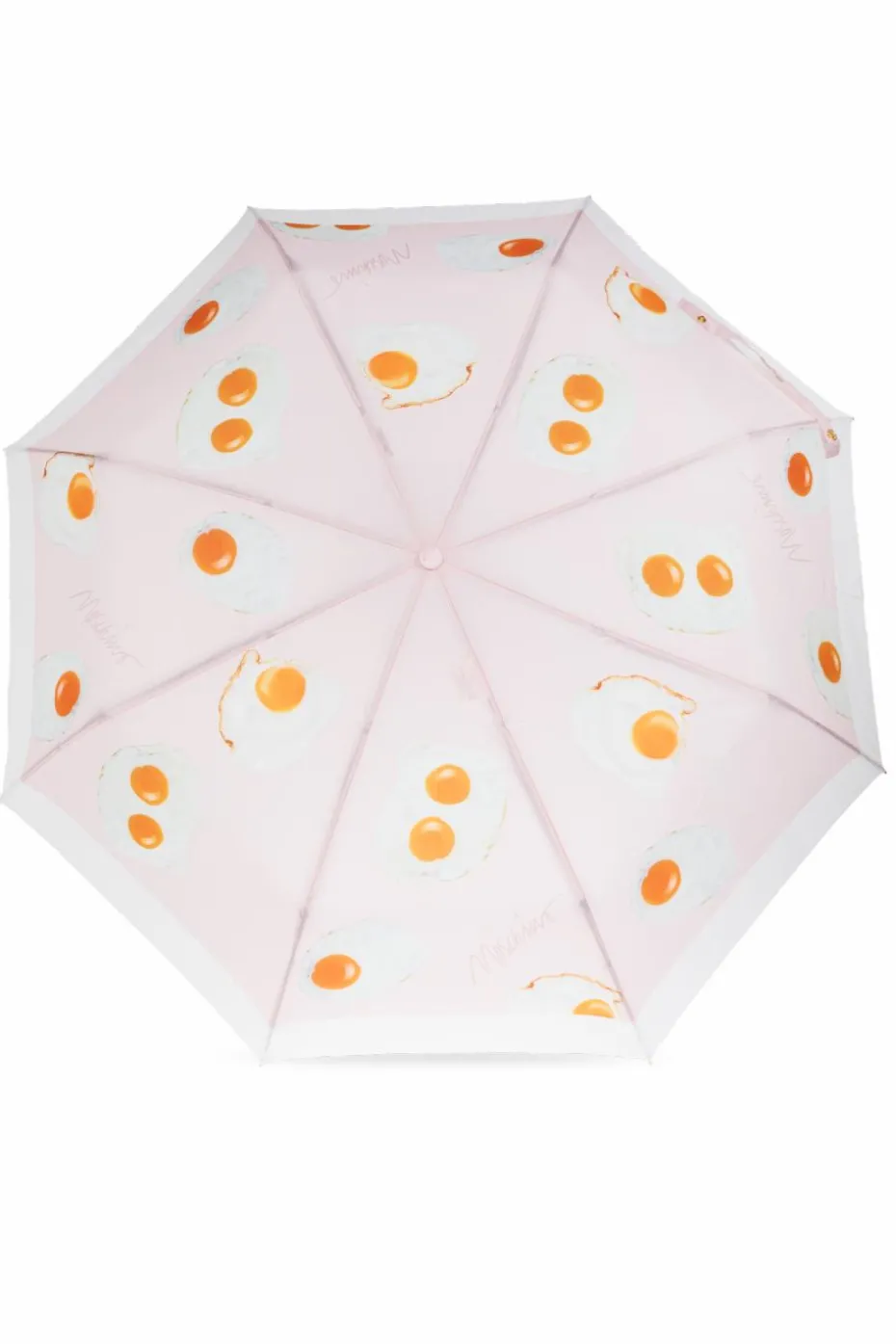 Moschino PINK Folding umbrella with logo