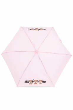 Moschino PINK Umbrella with logo