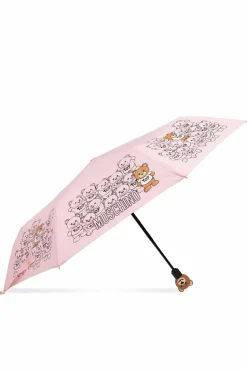 Moschino PINK Umbrella with logo