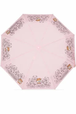 Moschino PINK Umbrella with logo