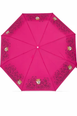 Moschino PINK Umbrella with logo