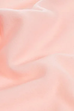 Moschino PINK Wool scarf with embroidered logo