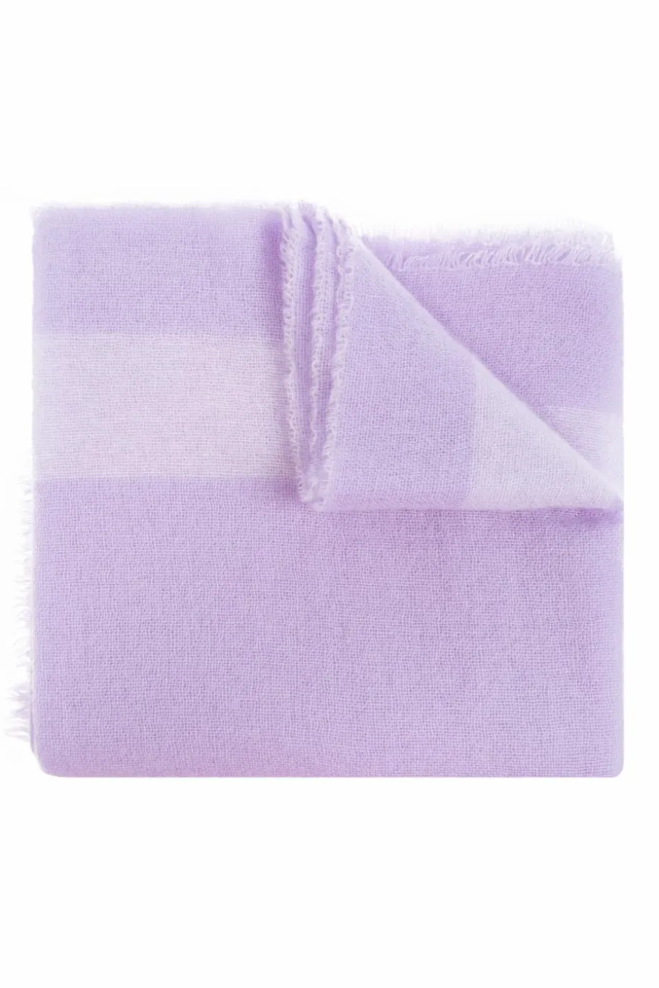Moschino PURPLE Cashmere scarf with logo