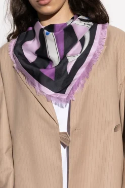 Moschino PURPLE Silk scarf
