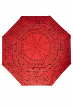 Moschino RED Folding umbrella with logo