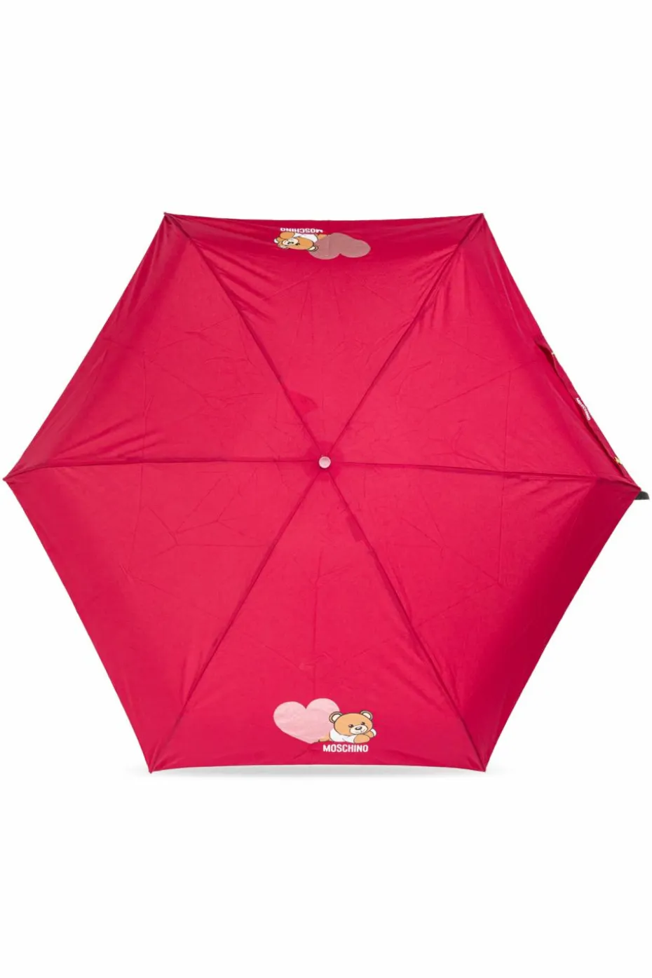 Moschino RED Folding umbrella with logo