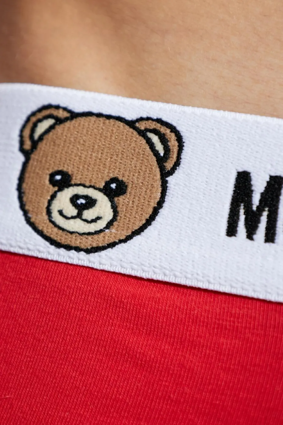 Moschino RED 2-pack briefs with logo