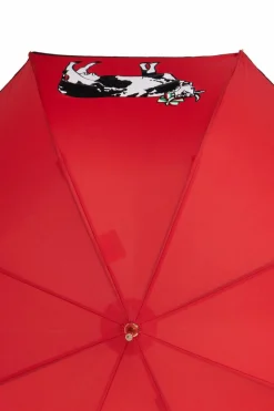 Moschino RED Patterned umbrella