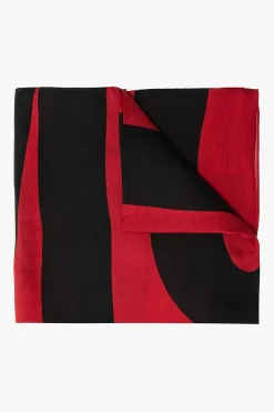 Moschino RED Scarf with logo