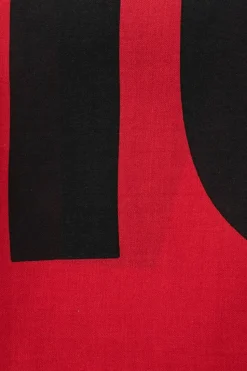 Moschino RED Scarf with logo