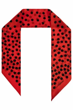 Moschino RED Silk scarf