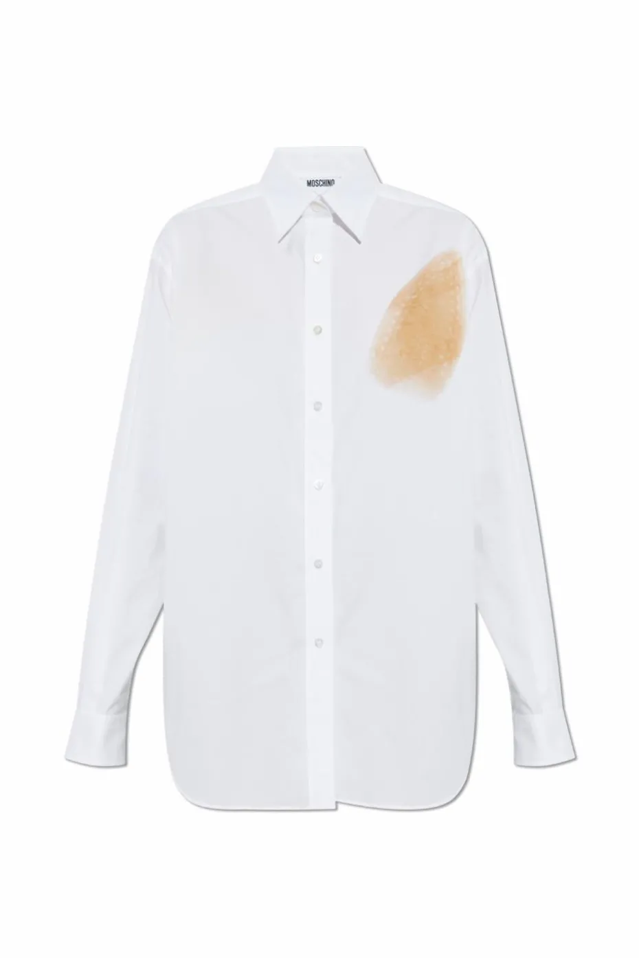 Moschino WHITE Cotton shirt with print
