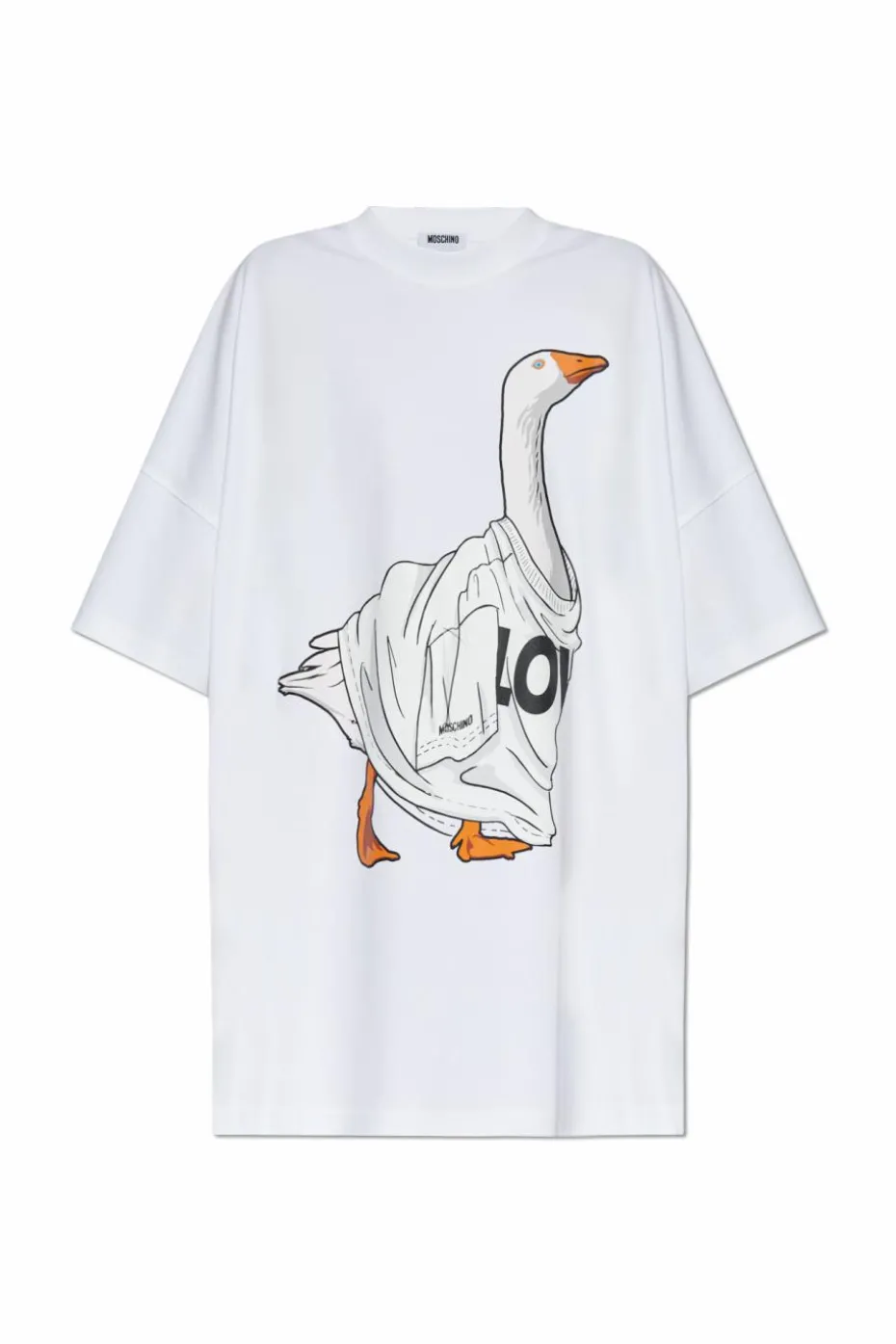Moschino WHITE Dress with print